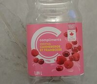 Cocktail canneberge et framboises