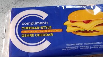 Tranches fromages cheddar