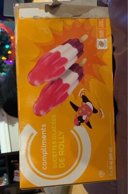 Sucettes glacées de rolly