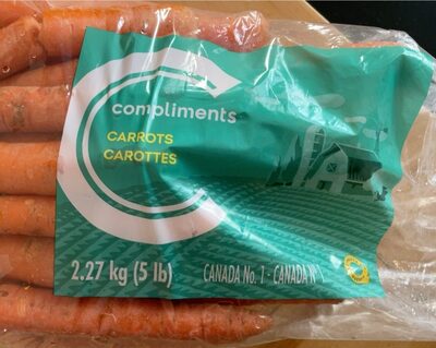 Carrots front packaging