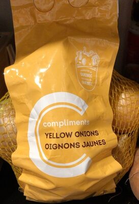 Oignons jaunes front packaging