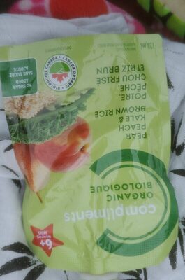 Pear Peach Kale & Brown rice