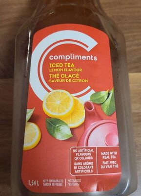 Thé glacé saveur de citron