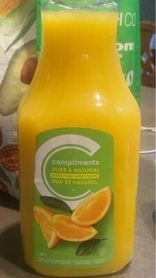 Pure and Natural With Pulp Orange Juice