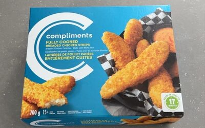 Fully Cooked Breaded Chicken Strips