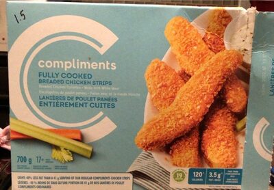 Fully Cooked Breaded Chicken Strips