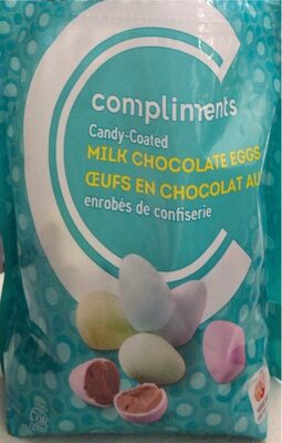 Œufs en chocolat au lait front packaging