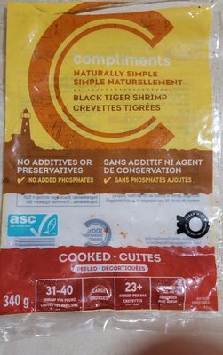 Naturally Simple Black Tiger Shrimp