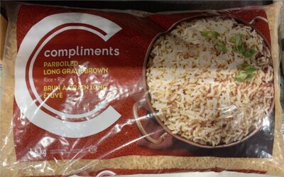 Parboiled long grain brown rice