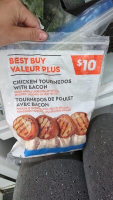 Chicken tournedos with bacon