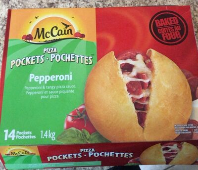 Pizza pochettes peperoni