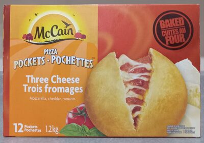 Three Cheese Pizza Snacks front packaging