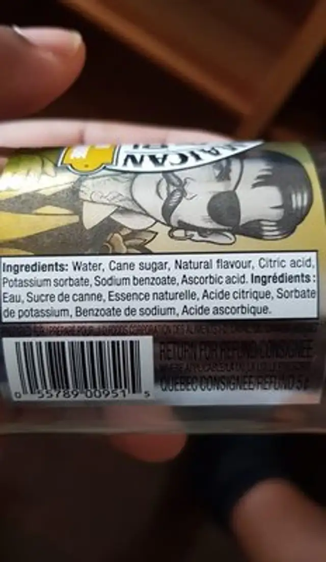 The great jamaican ingredients label