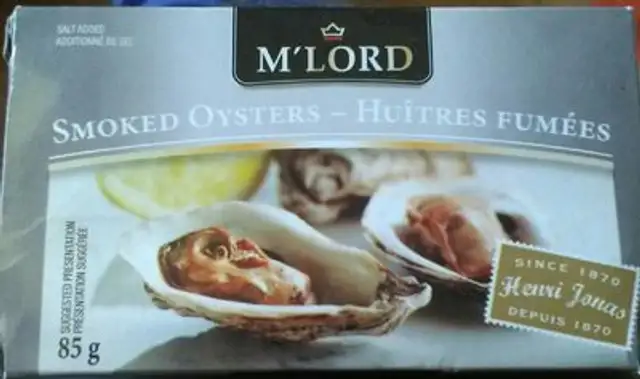 Smoked Oysters - Huîtres Fumées