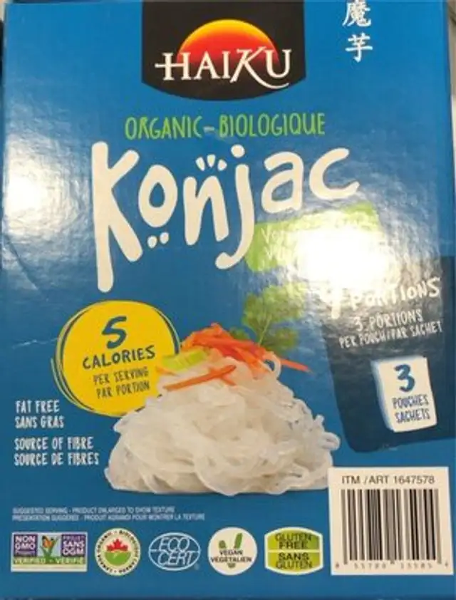 Konjac vermicelle