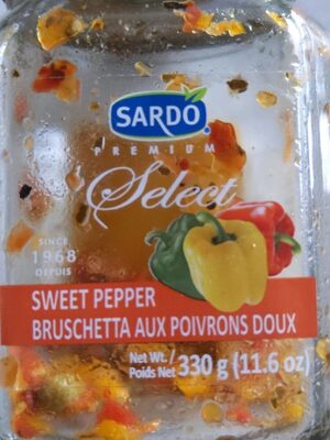 Bruschetta aux poivrons doux