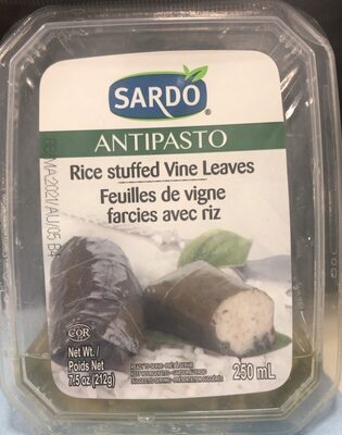 Feuilles de vigne farcies au riz