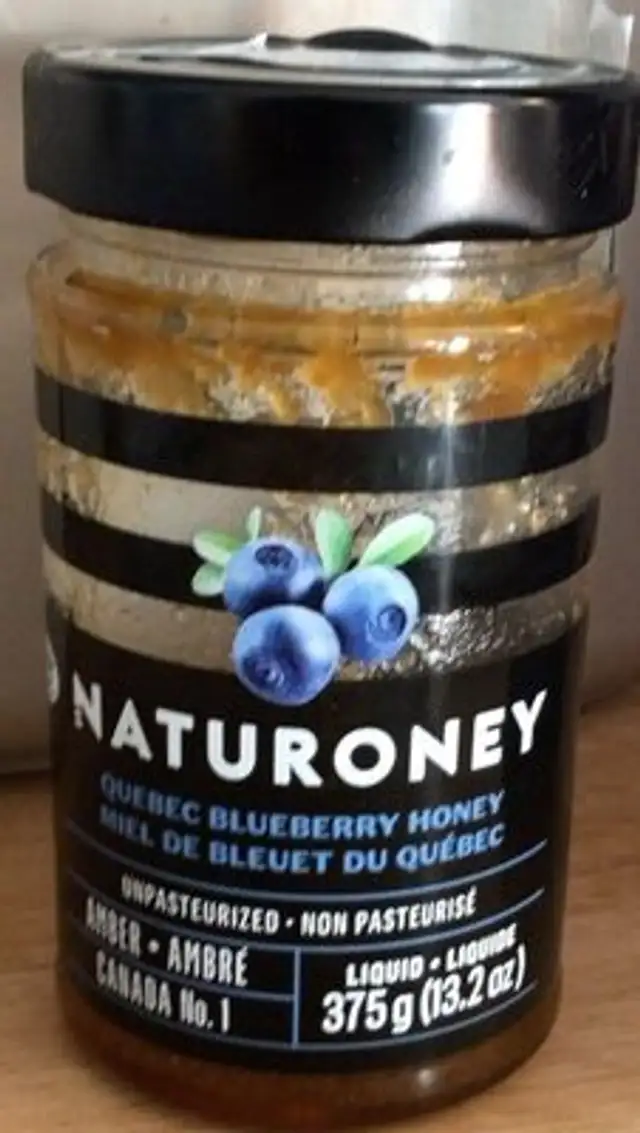 Quebec blueberry honey