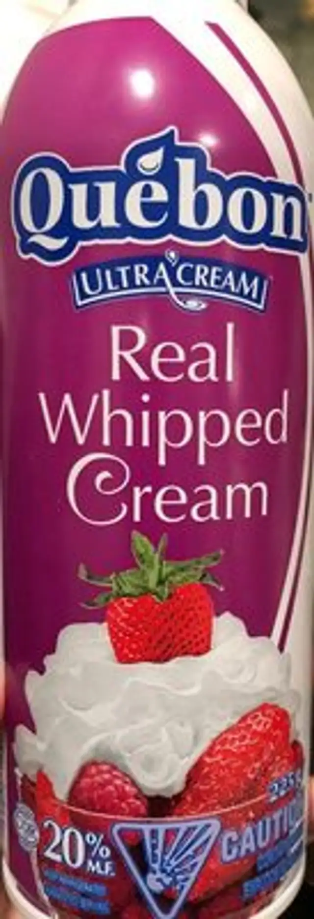Real whipped cream