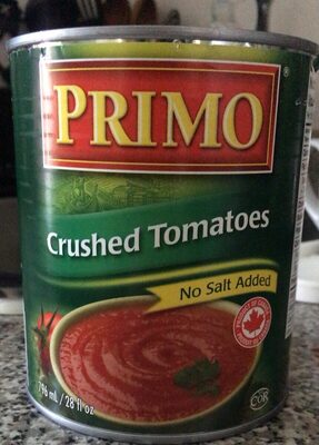 Crushed Tomatoes No Salt Added front packaging