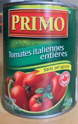 Tomates italiennes entières sans sel ajouté