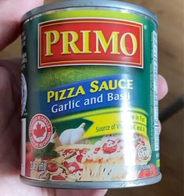 Pizza Sauce front packaging