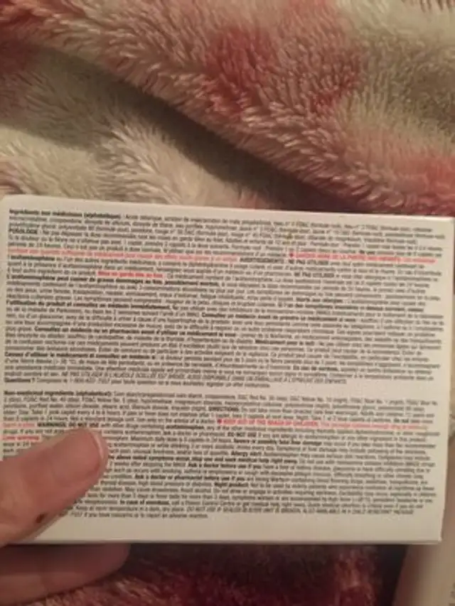 Unknown ingredients label