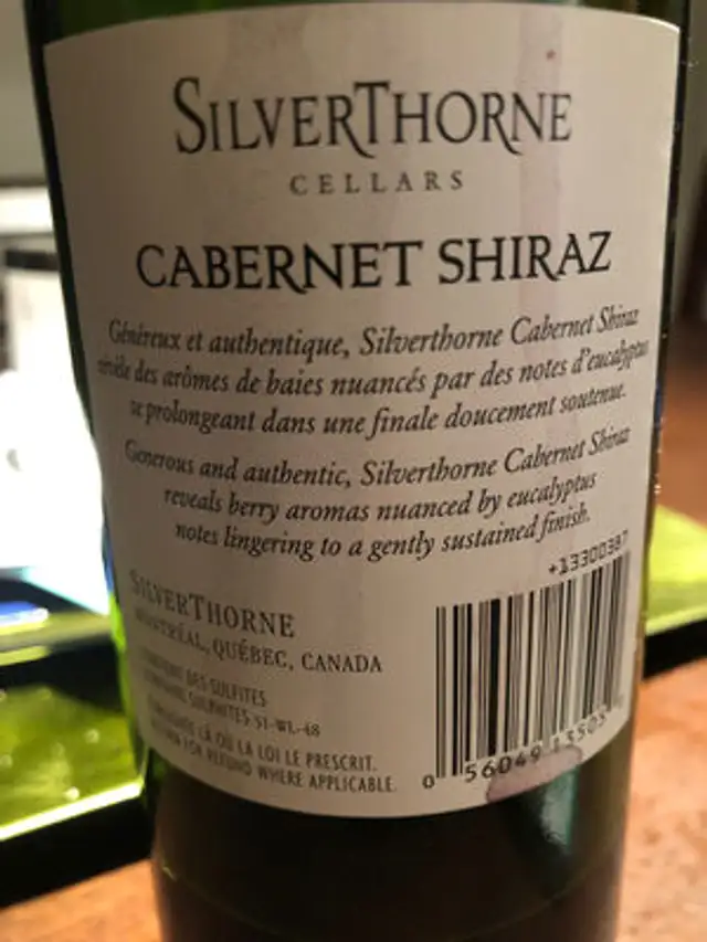 Unknown ingredients label