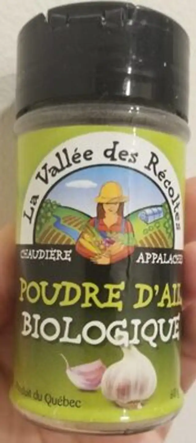 Poudre d'ail biologique