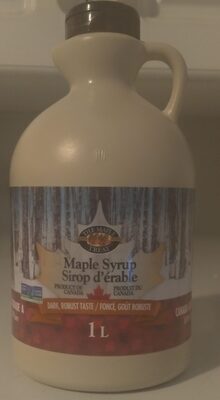 Maple Syrup, Dark color, Robust Taste