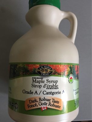 Organic Maple Syrup, Dark color, Robust Taste