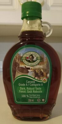 100% Pure Dark Organic Maple Syrup