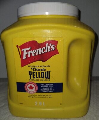 Classic YELLOW Prepared Mustard/Moutarde préparée