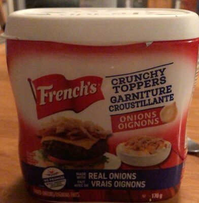 Crunchy toppers onions
