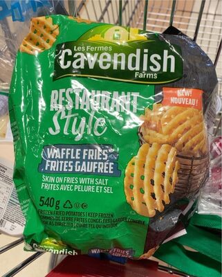 WAFFLE FRIES front packaging