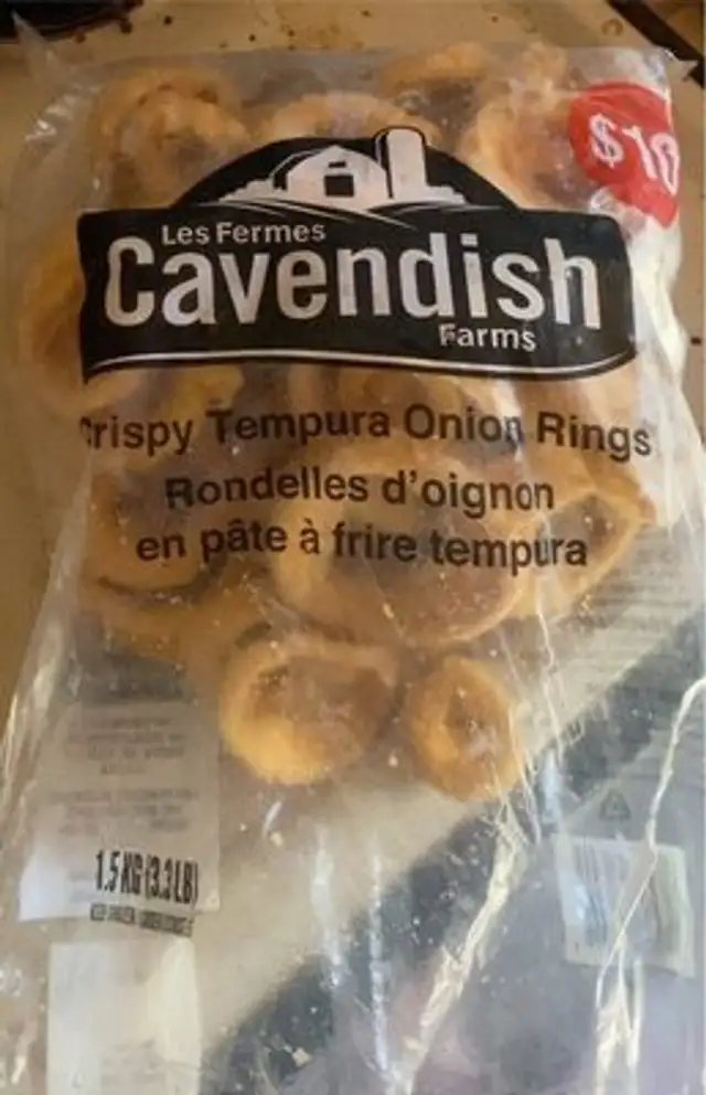 Crispy tempura onion rings