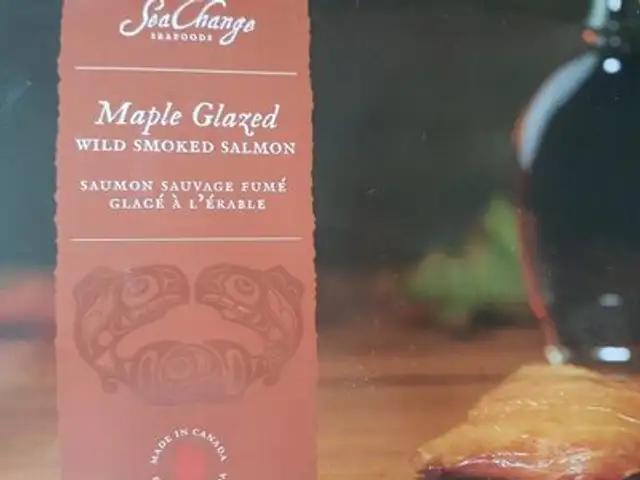 Saumon sauvage fumé glacé a l'érable