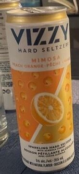 Mimosa hard seltzer front packaging