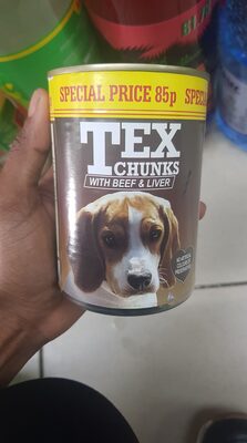 Chunks with beef and liver