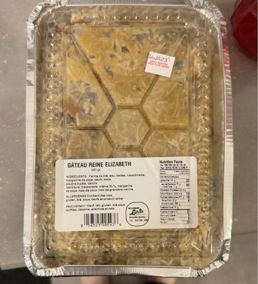 Gateau reine elizabeth
