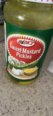 Sweet Mustard Pickles