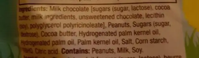 Unknown ingredients label