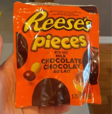 Reese pieces with milk chocolate