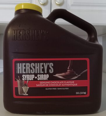 Genuine Chocolate Flavour Syrup front packaging