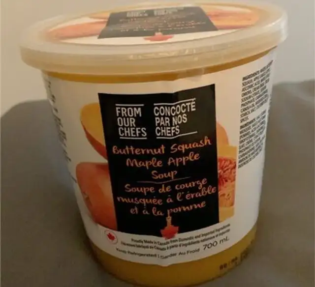 Soupe courge et pomme