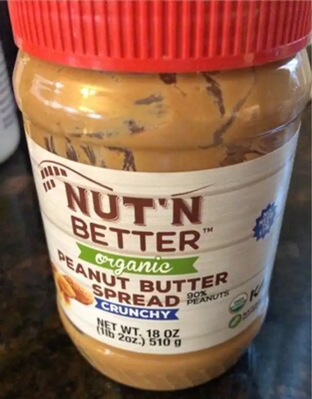 Organic peanut butter spread crunchy