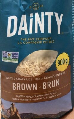 Brown Whole Grain Rice front packaging