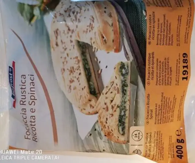 Focaccia rustica ricotta e spinaci
