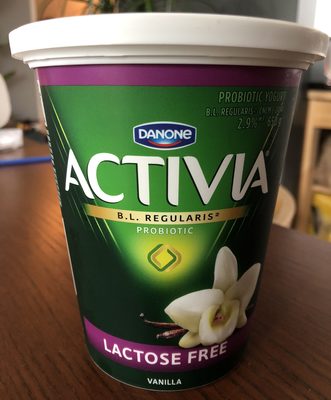 vanilla yogurt lactose free