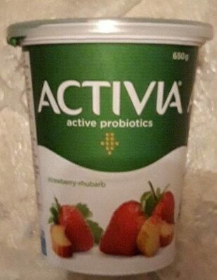Activia Strawberry-Rubarb Yogurt